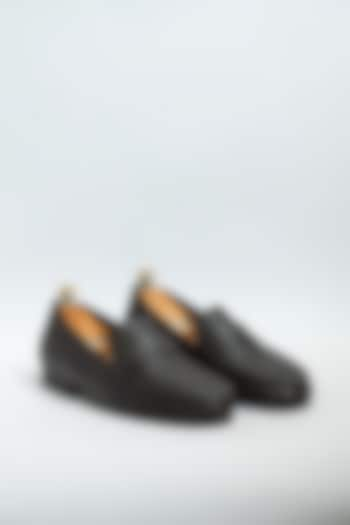 Brown Genuine Leather Formal Shoes by Aniket Gupta