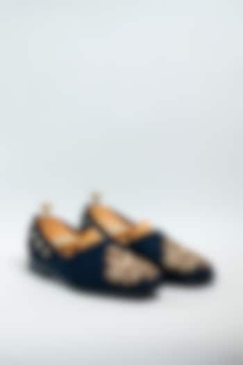 Black Genuine Leather Formal Shoes by Aniket Gupta at Pernia's Pop Up Shop