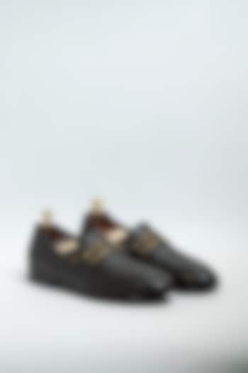 Brown Genuine Leather Formal Shoes by Aniket Gupta