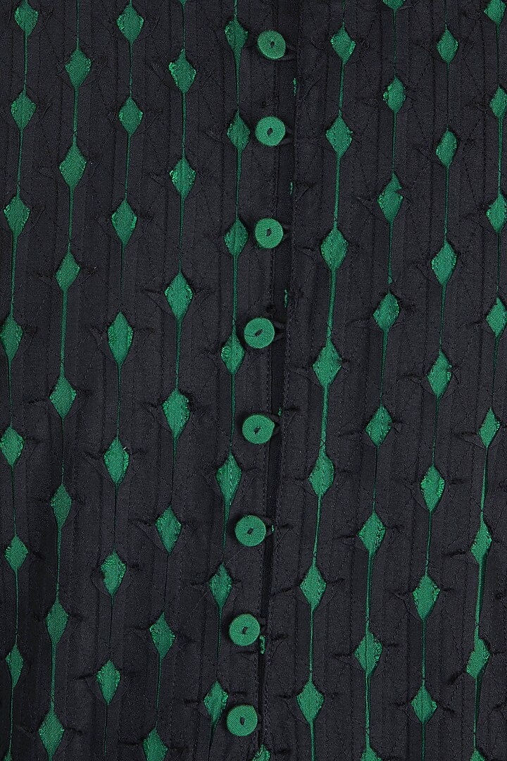Mehendi Green Kurta Set by Anuj Madaan at Pernia's Pop Up Shop