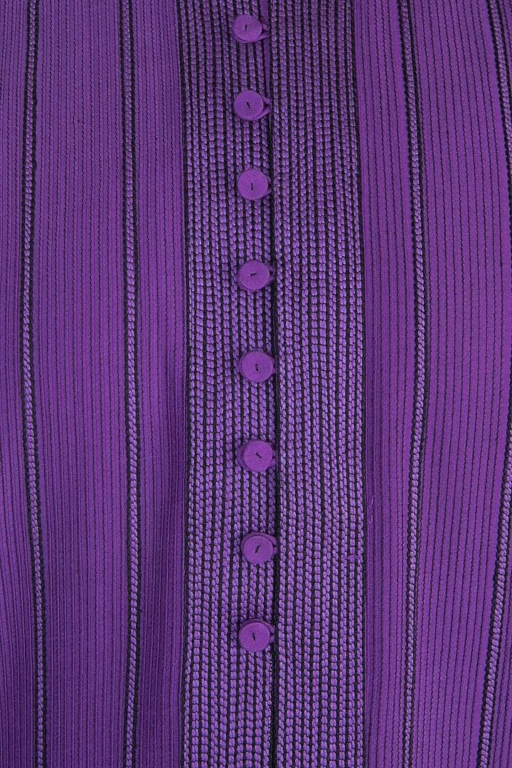 Purple Pintucks Kurta Set by Anuj Madaan at Pernia's Pop Up Shop