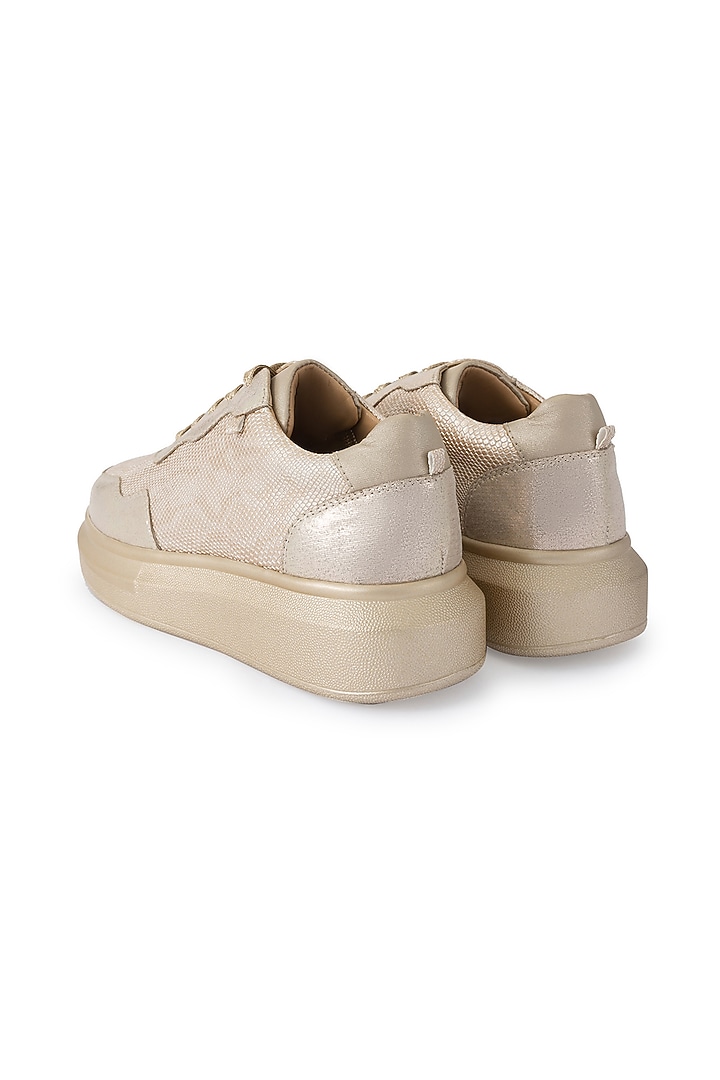 Gold Organza & Dutch Satin Shoes by Anaar at Pernia's Pop Up Shop