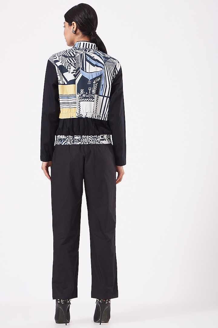 Multi Colored Printed Bomber Jacket by Anurag Gupta at Pernia's Pop Up Shop