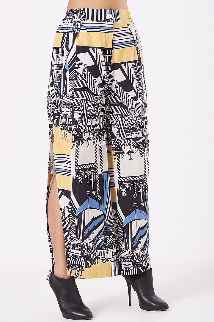 Multi Colored Printed Pant Set by Anurag Gupta at Pernia's Pop Up Shop