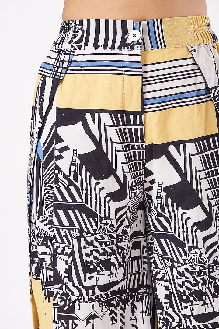 Multi Colored Printed Pant Set by Anurag Gupta at Pernia's Pop Up Shop