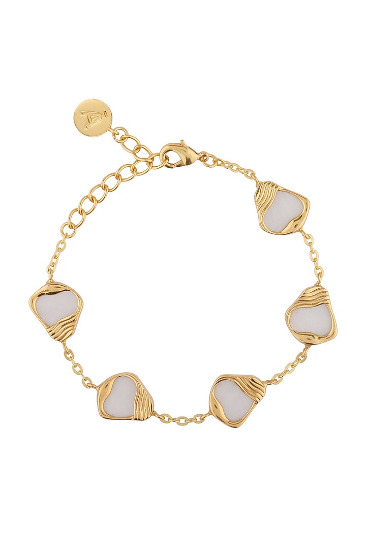 Gold Finish Pearl Ibu Bracelet by Anaash at Pernia's Pop Up Shop
