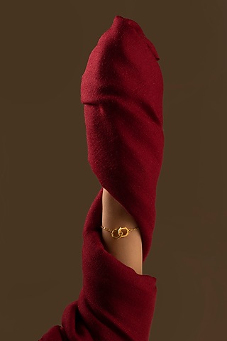 Gold Plated Baroque Pearl Bracelet by Anaash