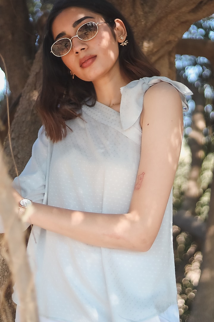 Snow White Printed Top by Anurav at Pernia's Pop Up Shop