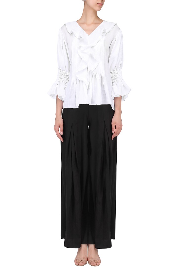 Arctic pleated shirt available only at Pernia's Pop Up Shop.