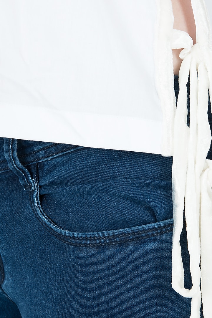 White side slit top available only at Pernia's Pop Up Shop.