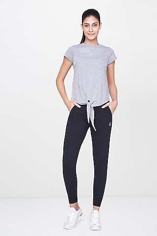 Grey Knotted T-Shirt by AND
