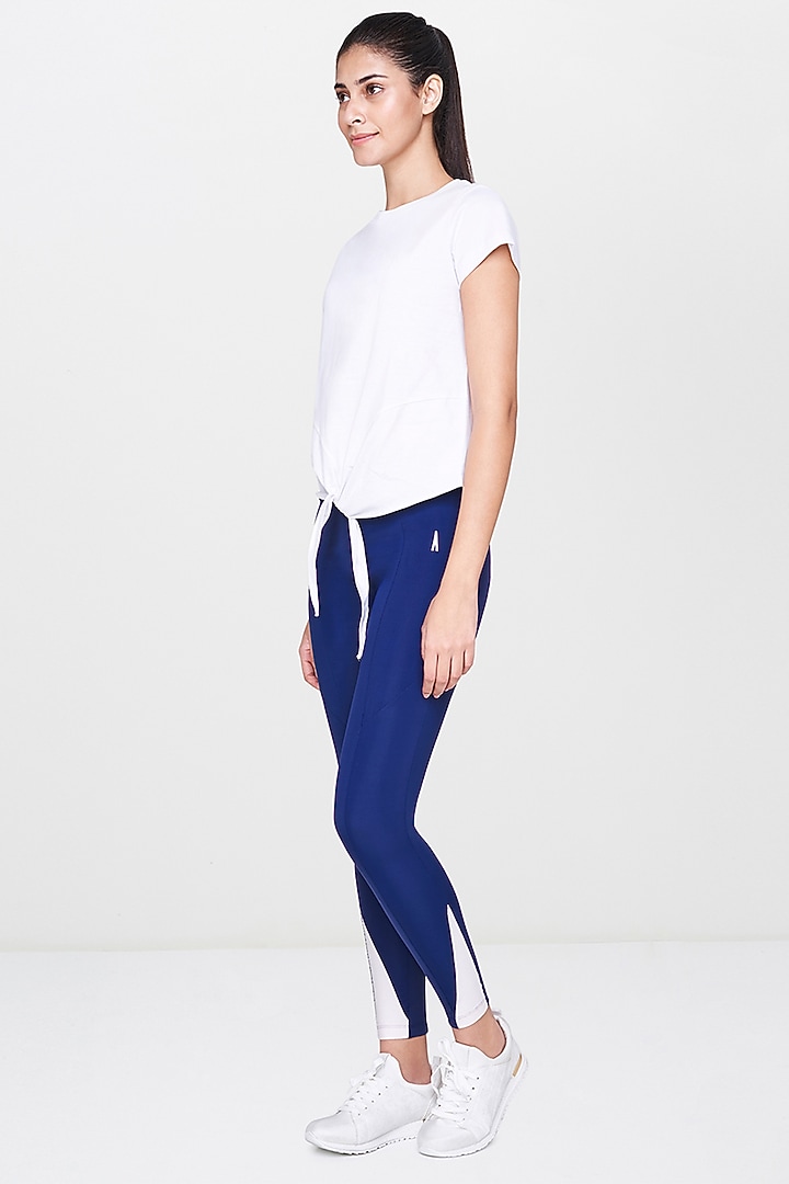 White Knotted T-Shirt by AND at Pernia's Pop Up Shop