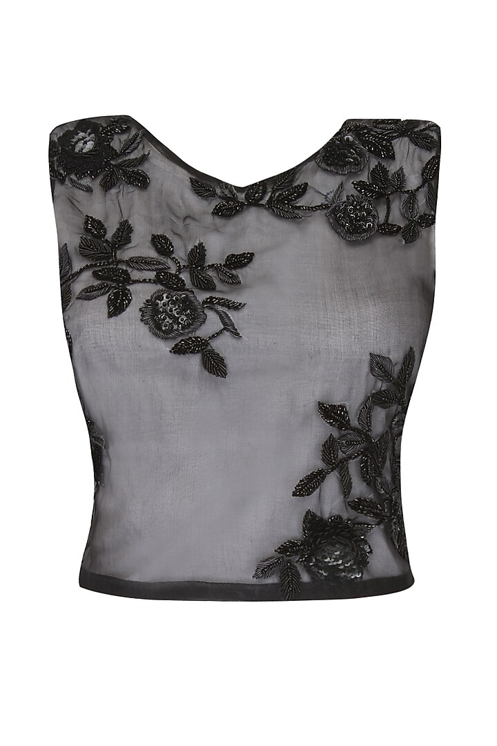 Peach shadow printed geo shirt with palazzo panst and zardozi embroidered top available only at Pernia's Pop Up Shop.