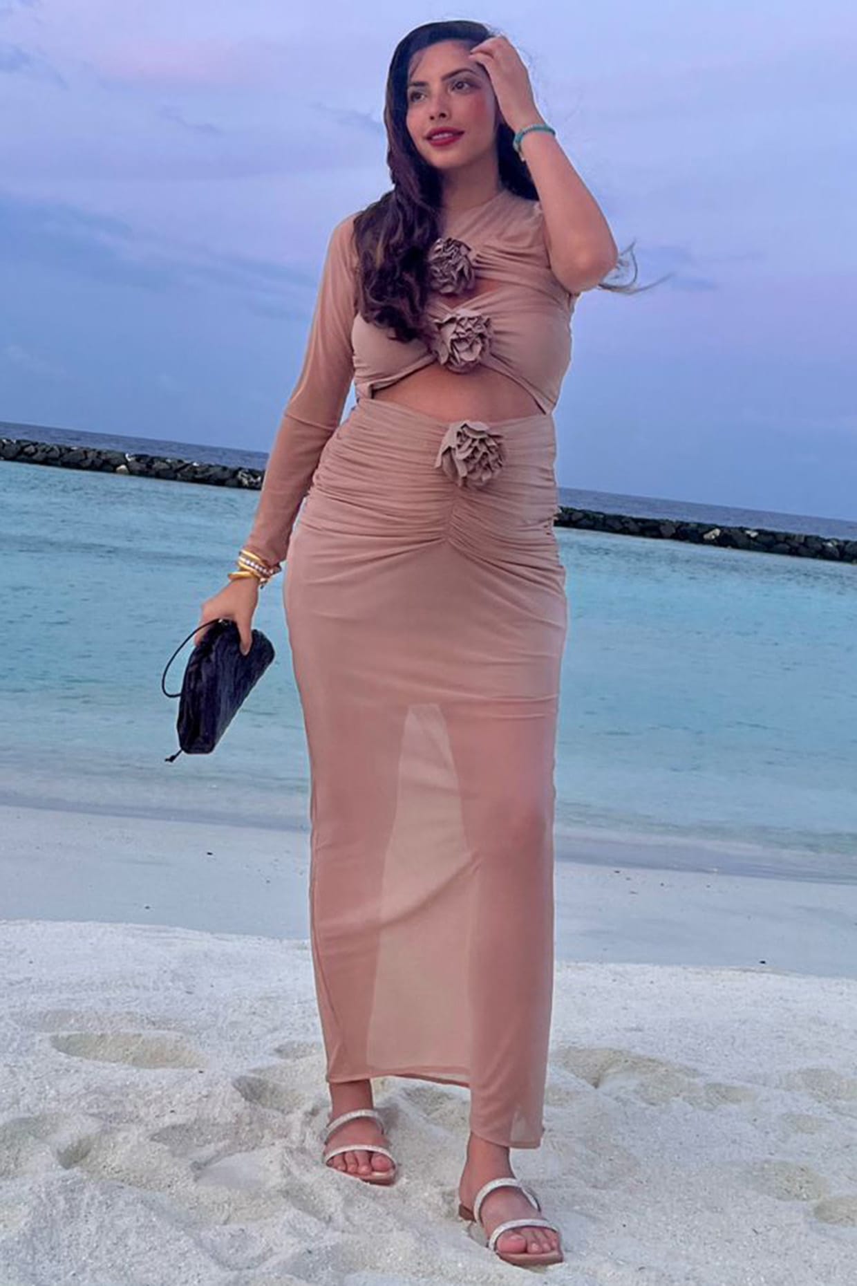 Gabriella beach dress top