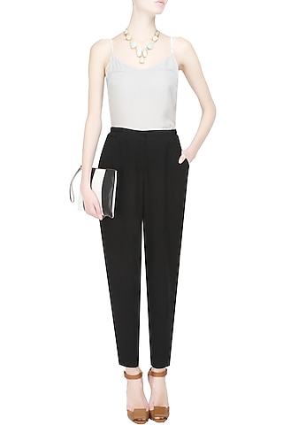 Black high waisted city pants by Anomaly