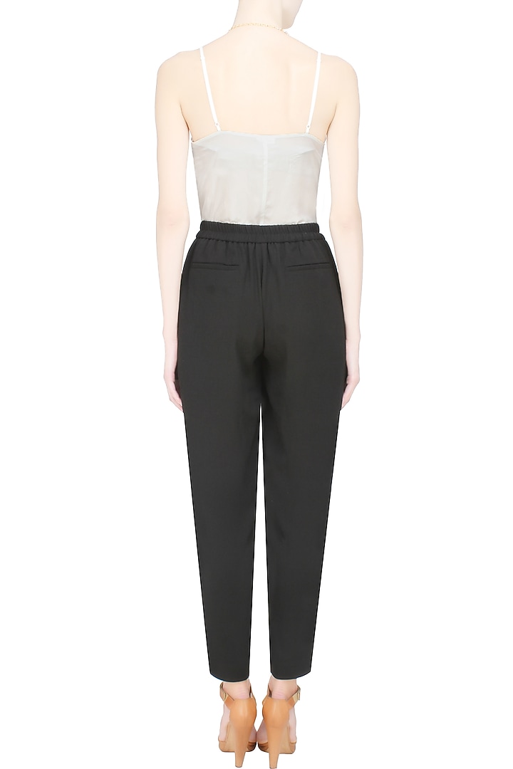 Anomaly presents Black high waisted city pants available only at Pernia's Pop Up Shop.