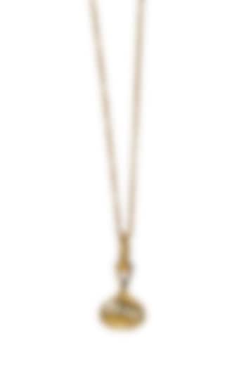 Gold Plated Pendant Necklace by Apara Disum