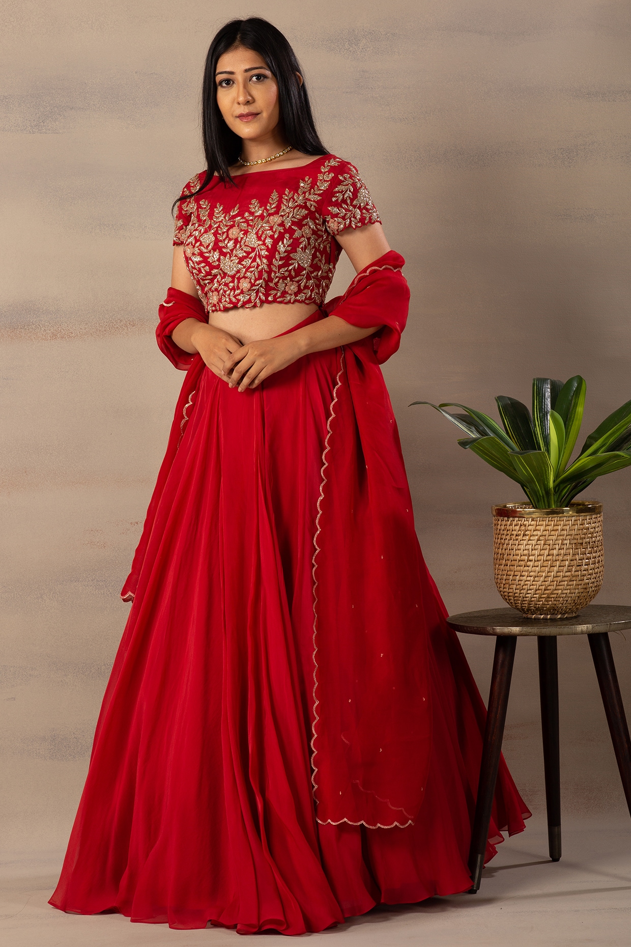 Buy Stylish Red Lehengas Collection At Best Prices Online