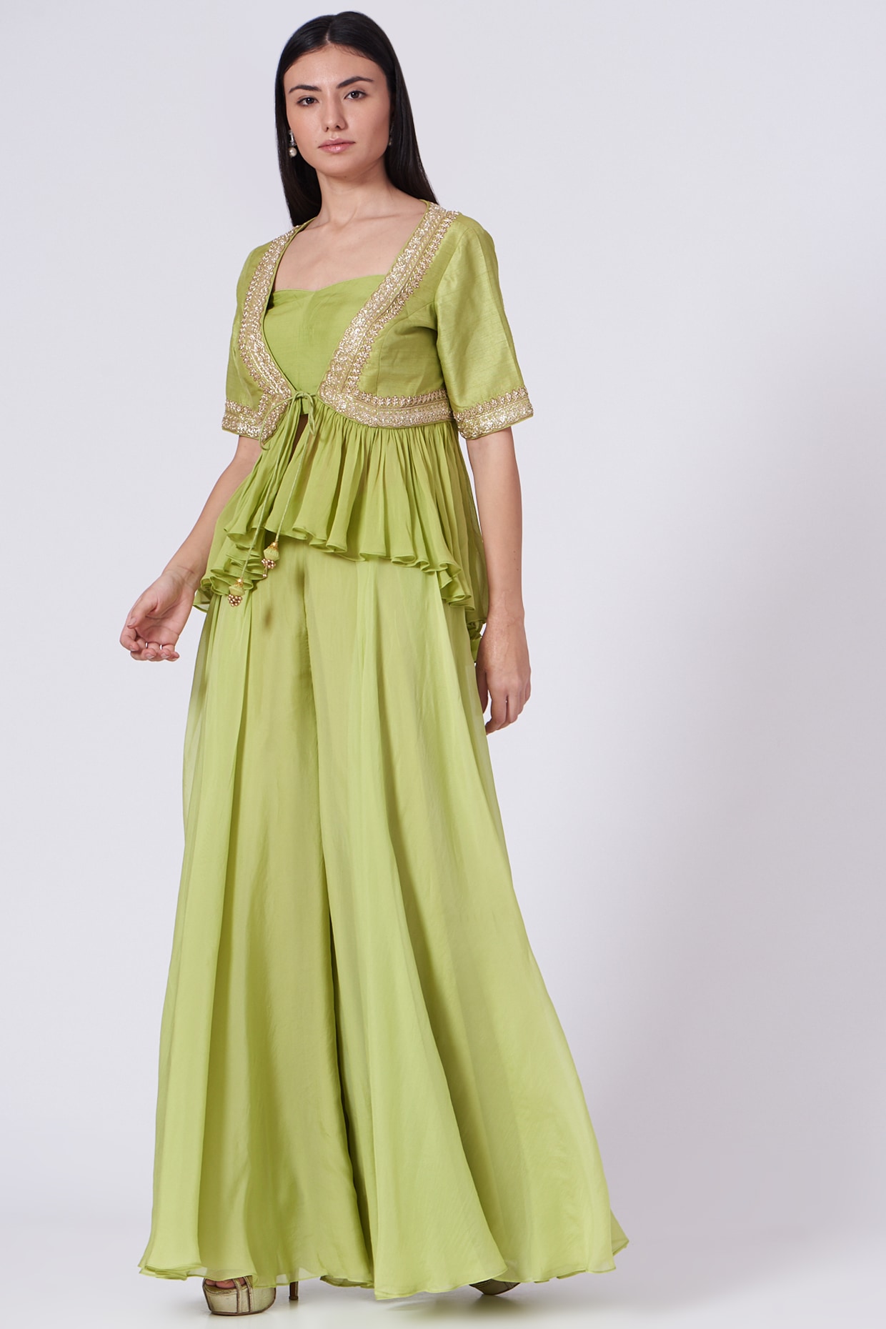 Organza palazzo pants Clearance