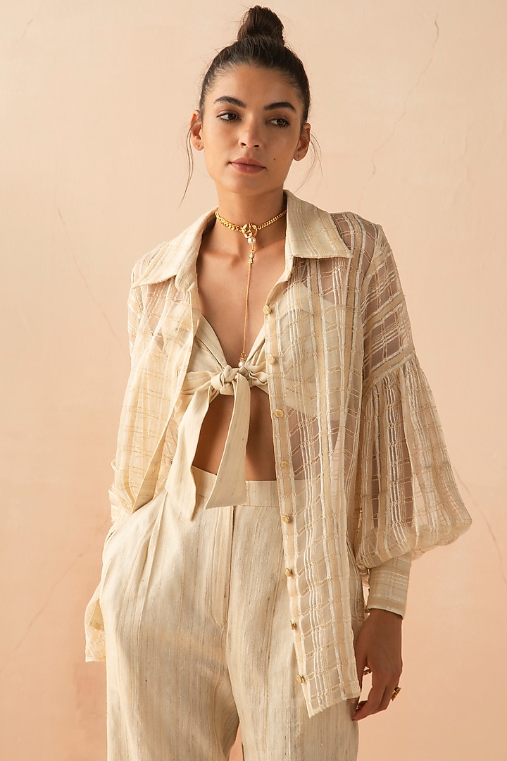 Sand Gathered Pant Set by APZ at Pernia's Pop Up Shop