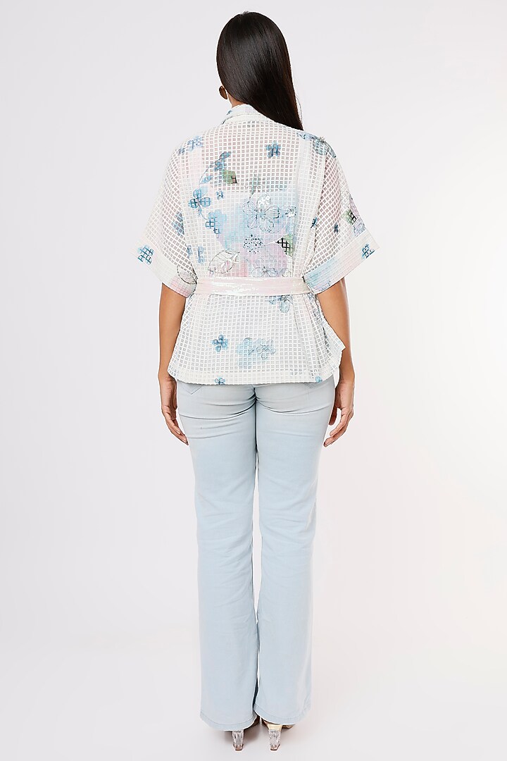 White Embroidered Tunic by Aqube by Amber at Pernia's Pop Up Shop