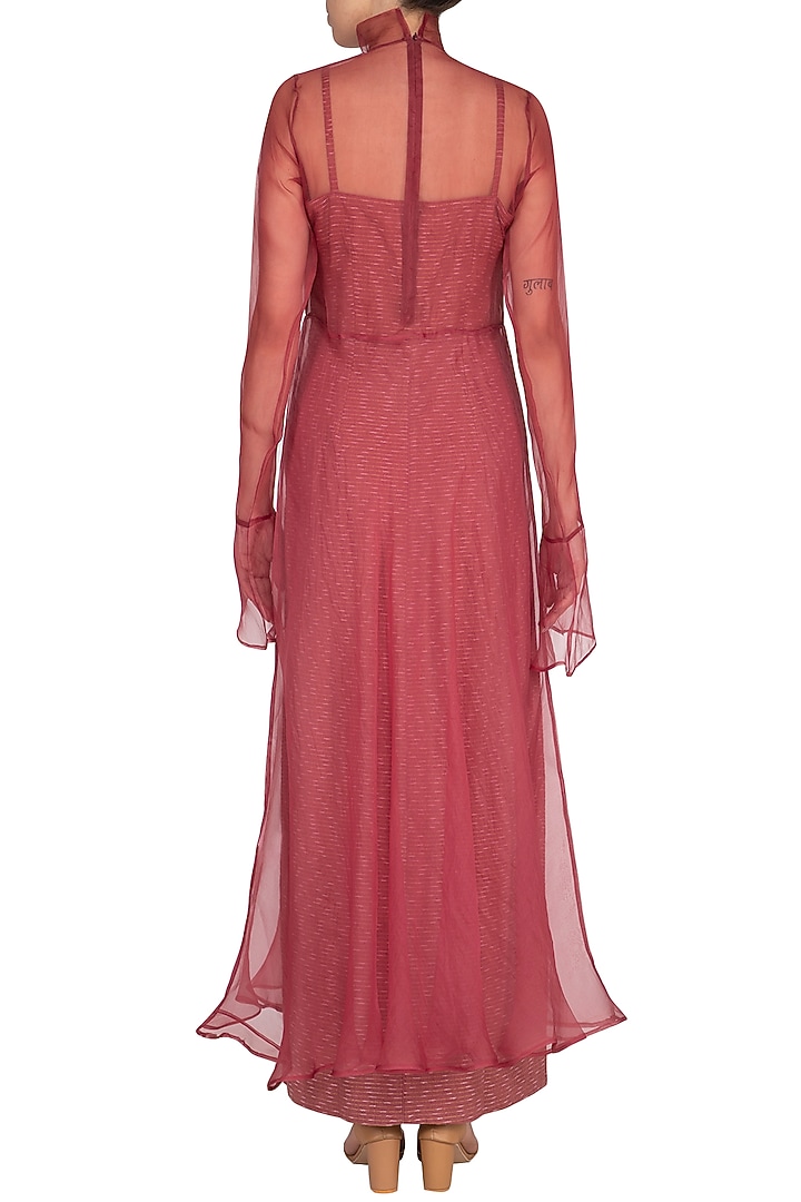 Marsala Flared Summer Dress by AQDUS at Pernia's Pop Up Shop