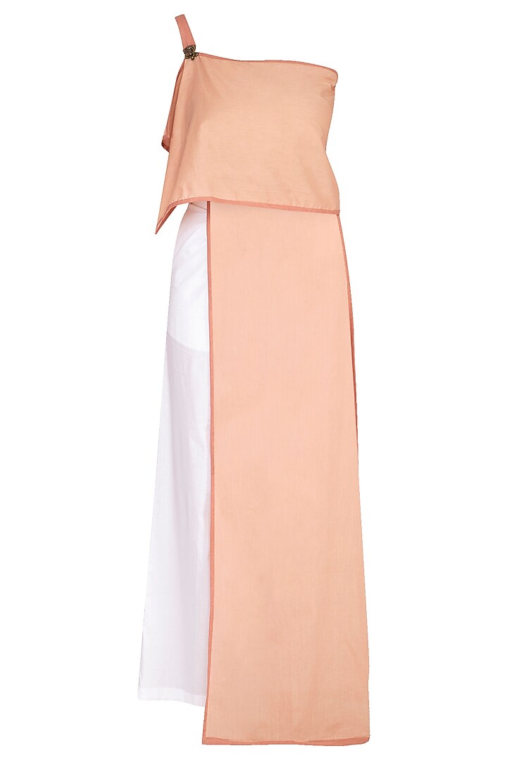 White Wide Leg Pants by AQDUS at Pernia's Pop Up Shop