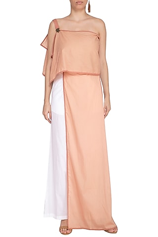 White Wide Leg Pants by AQDUS