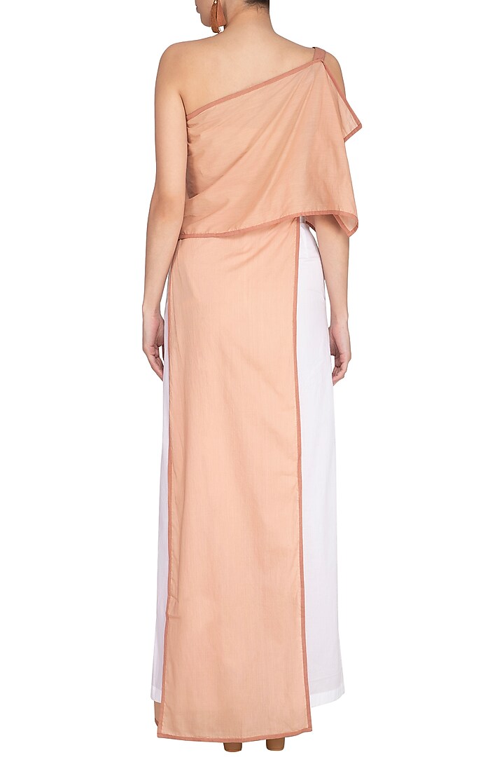 White Wide Leg Pants by AQDUS at Pernia's Pop Up Shop