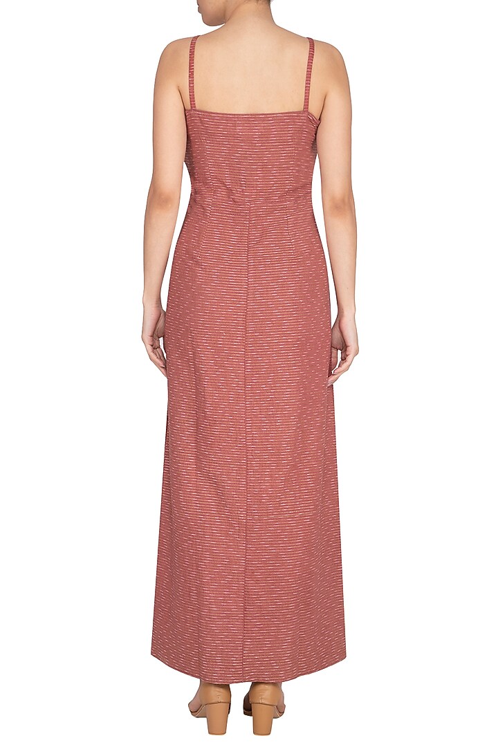 Marsala Embroidered Strappy Vacation Dress by AQDUS at Pernia's Pop Up Shop