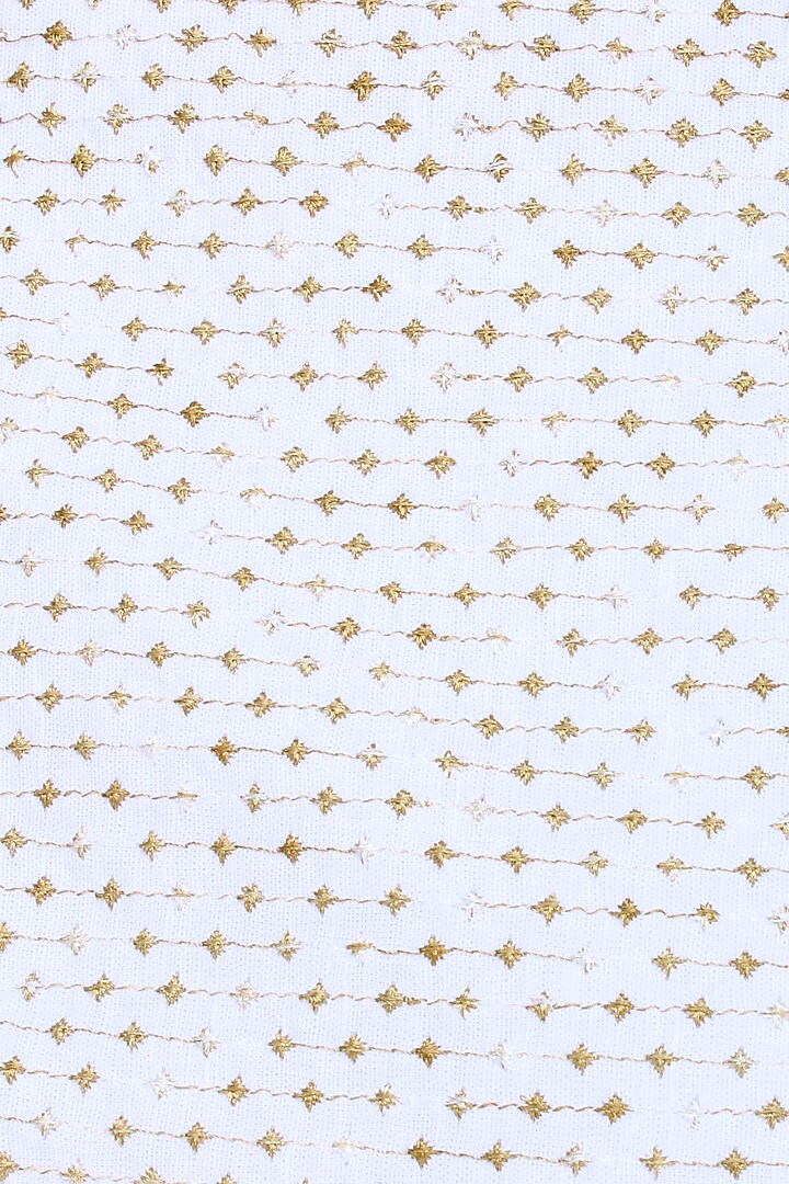 White embroidered side slit dress available only at Pernia's Pop Up Shop.