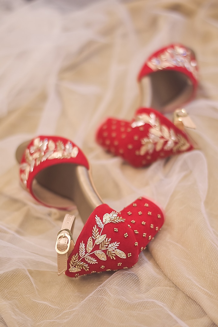 Red Velvet Heels by Around Always at Pernia's Pop Up Shop