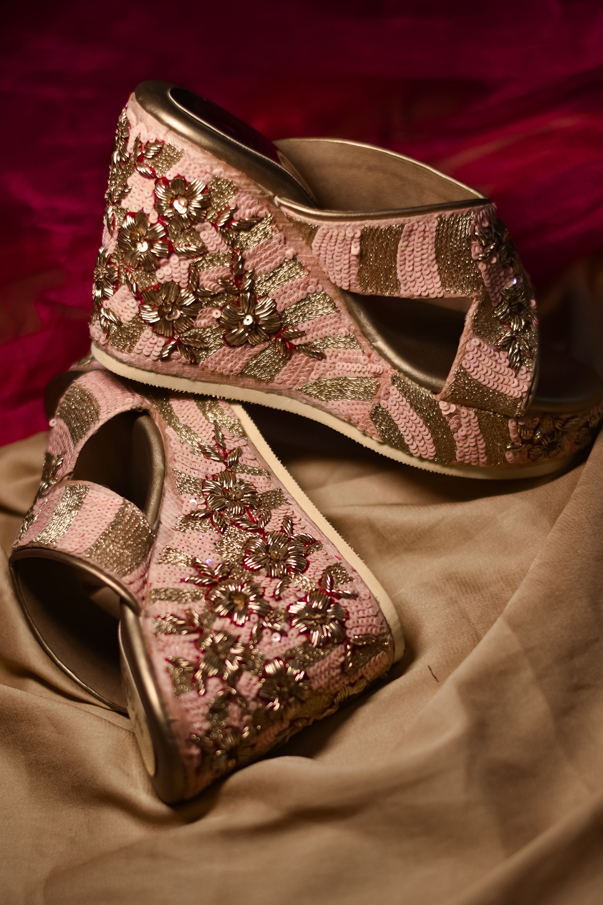 Ethnic footwear for the modern lifestyle | Pink and Pink