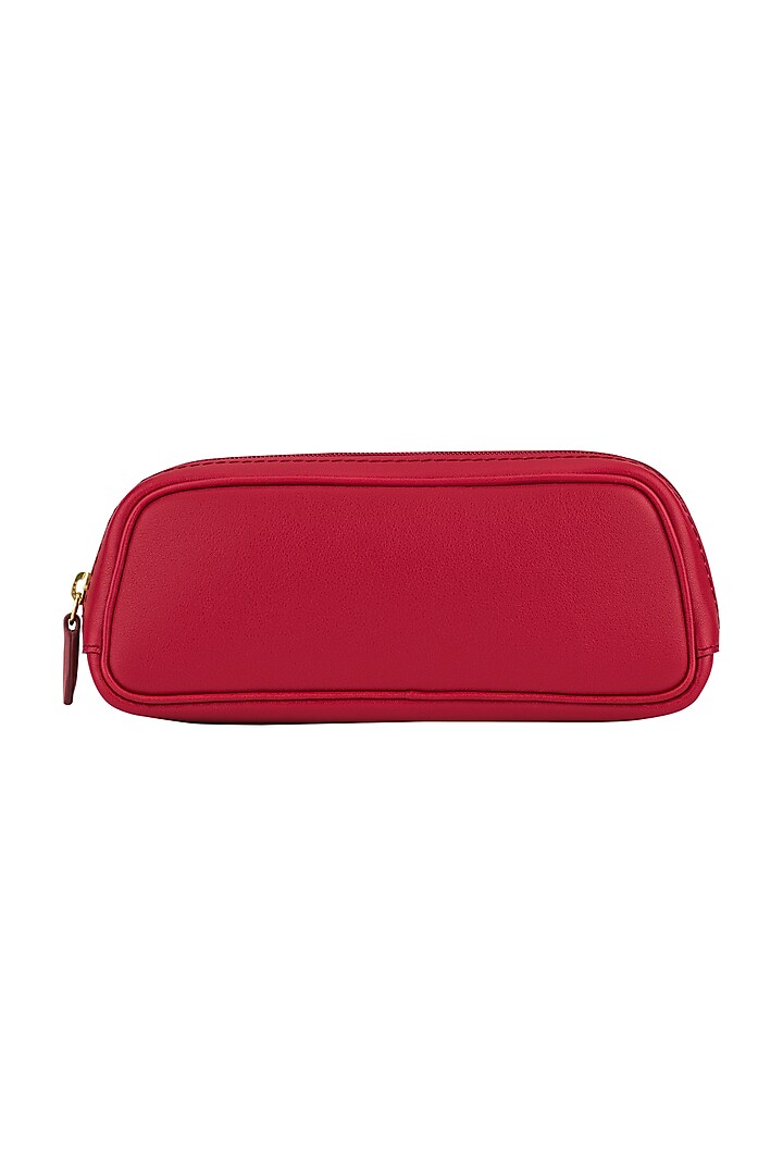 Red Calf Napa Leather Pouch by Aranyani