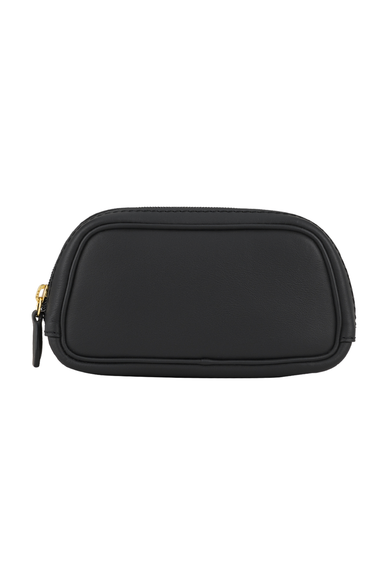 Black Calf Napa Leather Pouch by Aranyani