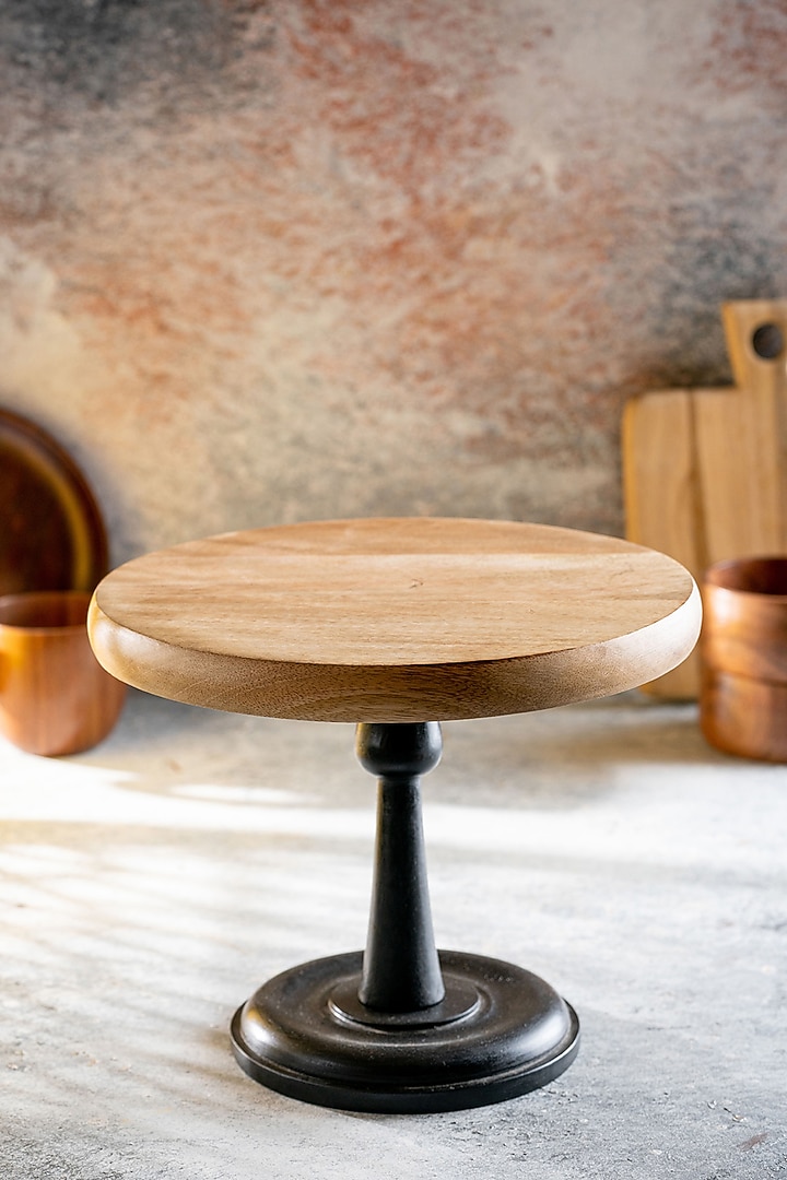 Brown Wood Detachable Cake Stand by Araana Home at Pernia's Pop Up Shop