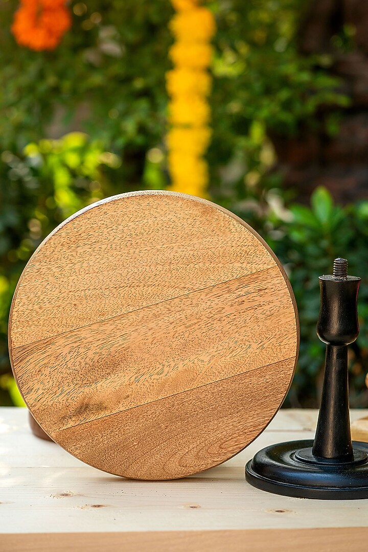 Brown Wood Detachable Cake Stand by Araana Home at Pernia's Pop Up Shop