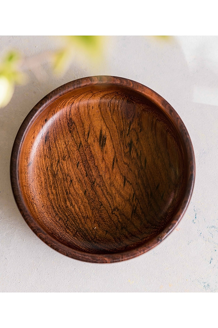 Brown Wooden Bowls (Set of 4) by Araana Home at Pernia's Pop Up Shop