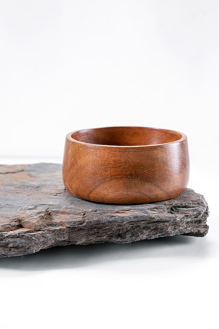 Brown Wooden Bowls (Set of 6) by Araana Home at Pernia's Pop Up Shop