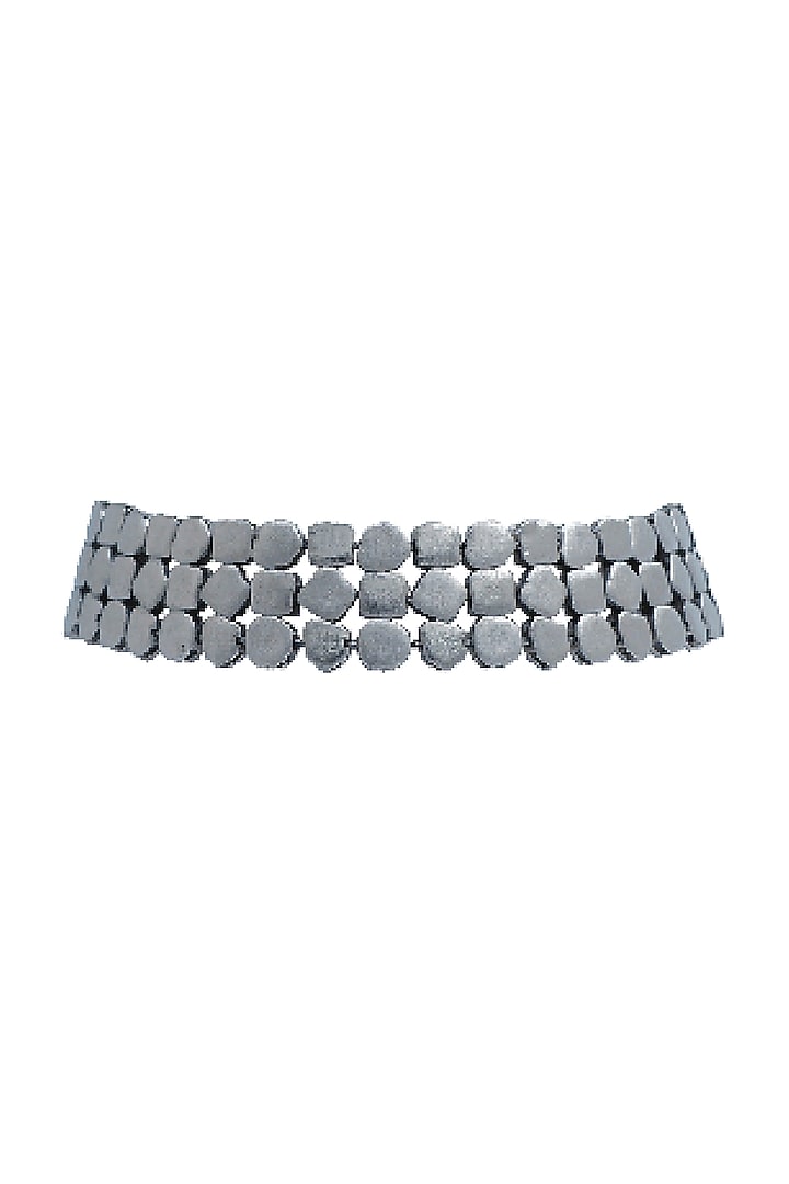 Silver Finish Tara Handcrafted Choker Necklace by Aaree Accessories at Pernia's Pop Up Shop