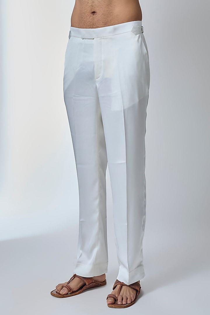 Ultra Marine Organza Dori Embroidered Kurta Set by ARJAN DUGAL at Pernia's Pop Up Shop