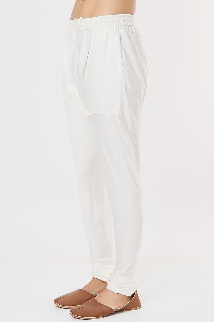 Pink Modal Silk Satin Floral Digital Printed Kurta Set by ARJAN DUGAL at Pernia's Pop Up Shop