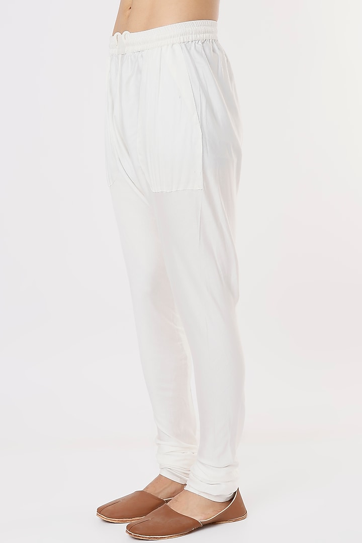 Algae Green Modal Silk Satin Digital Printed Kurta Set by ARJAN DUGAL at Pernia's Pop Up Shop