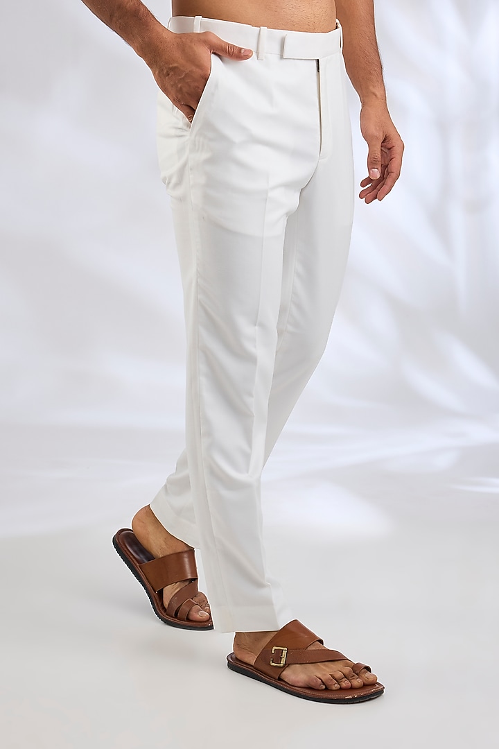 Powder Blue Chanderi Kurta Set by ARJAN DUGAL at Pernia's Pop Up Shop