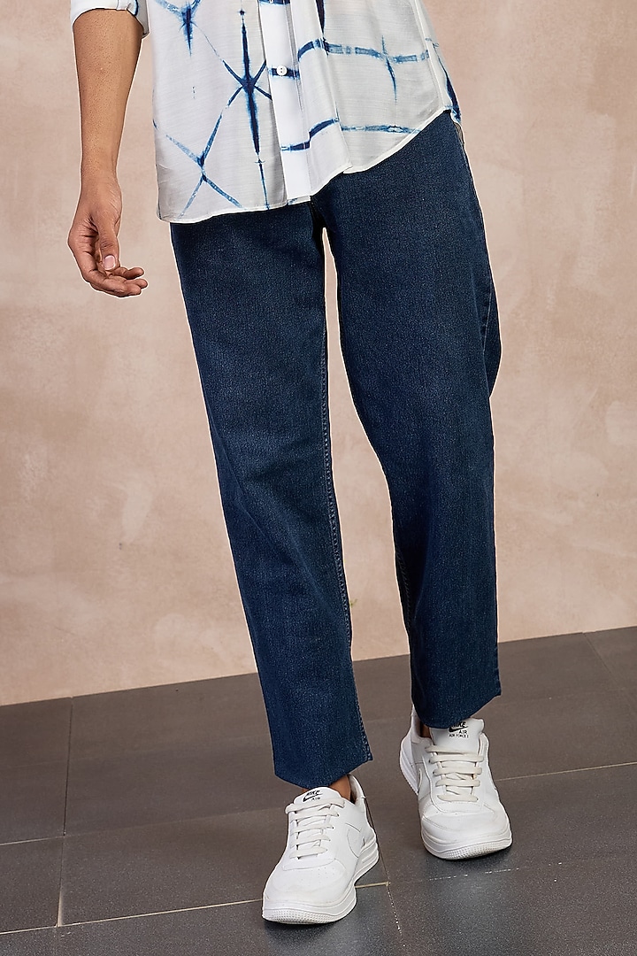 Off-White Bamboo Silk Pleated Party Wear Shirt by ARJAN DUGAL at Pernia's Pop Up Shop