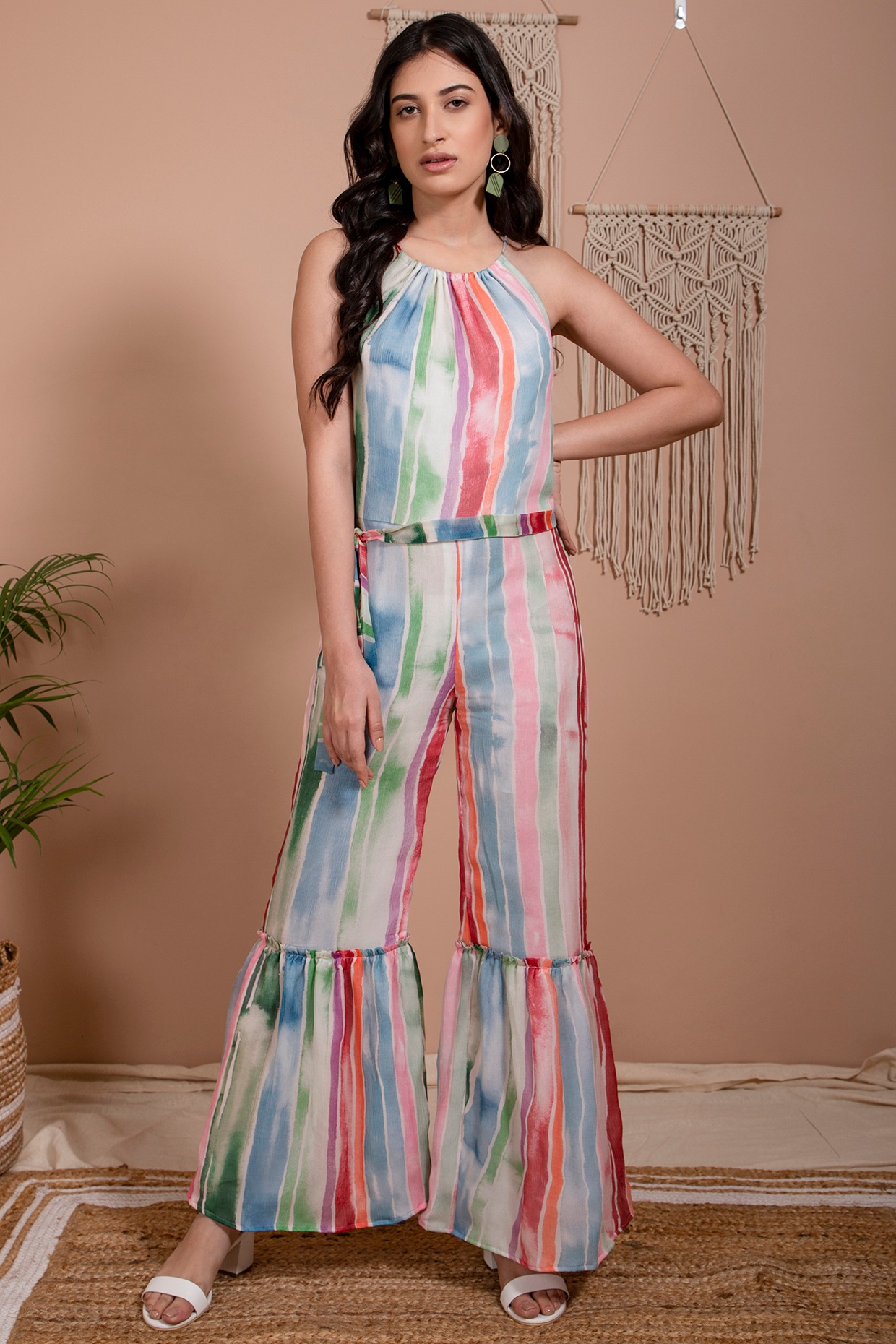 colourful jumpsuit