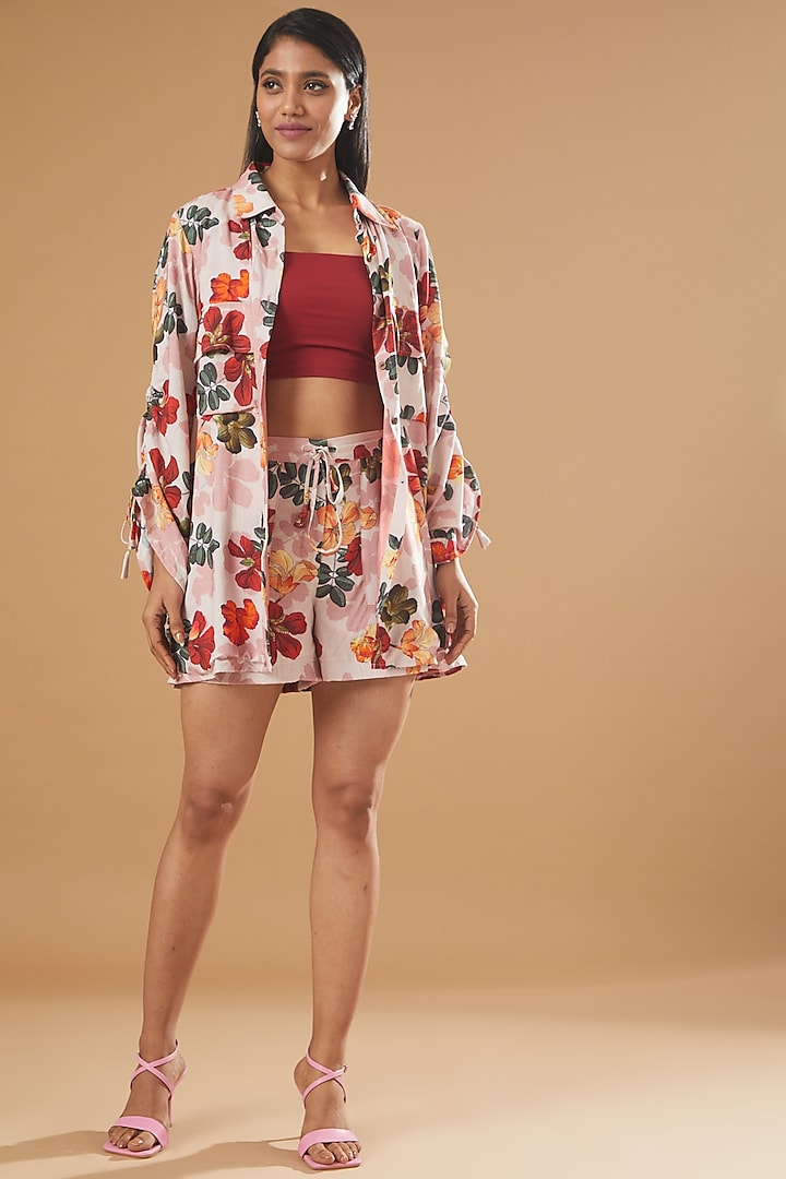Multi-Colored Printed Co-Ord Set by AROOP SHOP INDIA at Pernia's Pop Up Shop