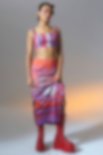 Multi-Colored Cotton Printed Co-Ord Set by Aroka at Pernia's Pop Up Shop