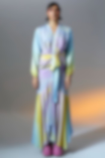 Multi-Colored Modal Printed Vacation Shirt Dress by Aroka at Pernia's Pop Up Shop