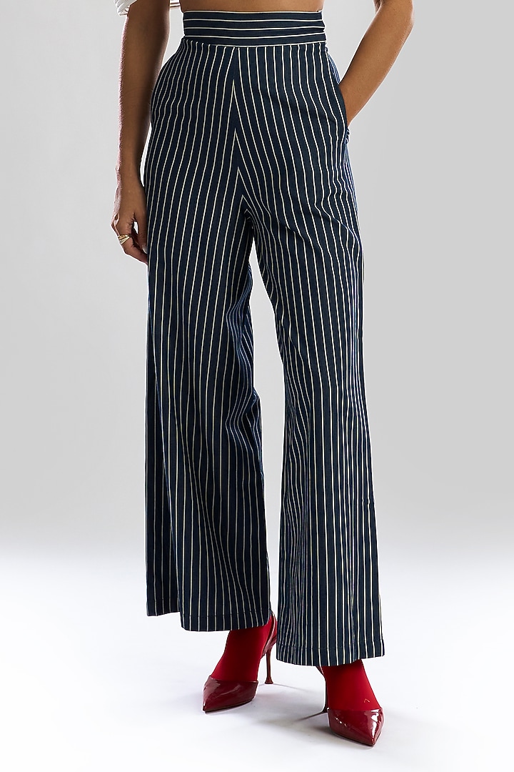 Ivory Poplin & Organic Cotton Twisted Crop Top by Aroka at Pernia's Pop Up Shop